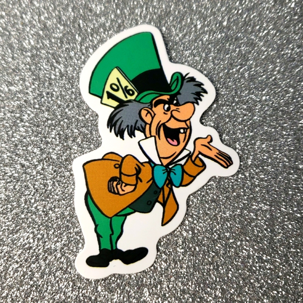 10/$10 ALICE IN WONDERLAND waterproof Sticker
